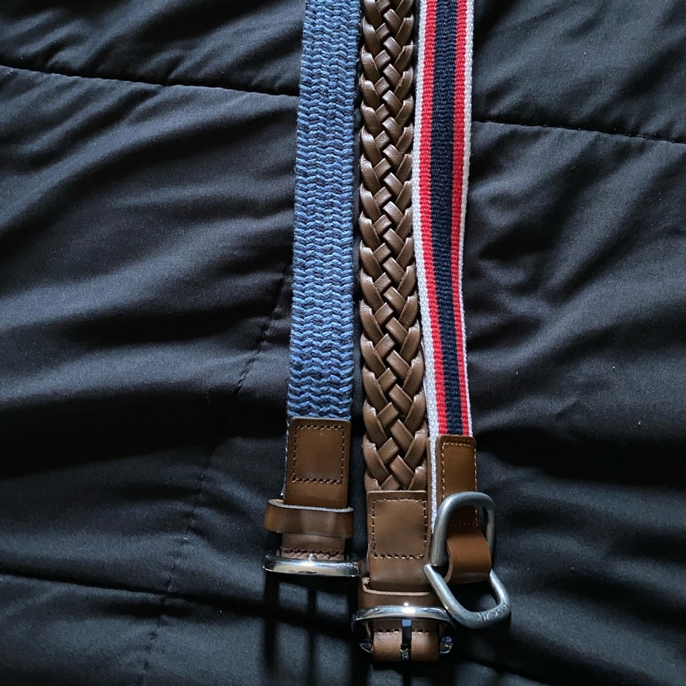 3 Janie and Jack belts size 2-3T